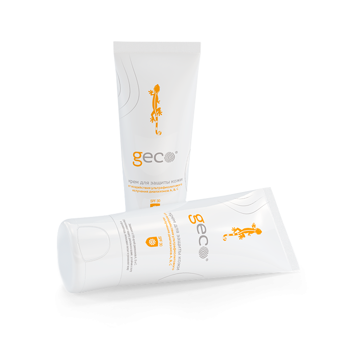 Крем защищает кожу от УФ-лучей диапазонов А, В и С как естественного, так и искусственного происхождения (электросварочные аппараты и т.д.).
