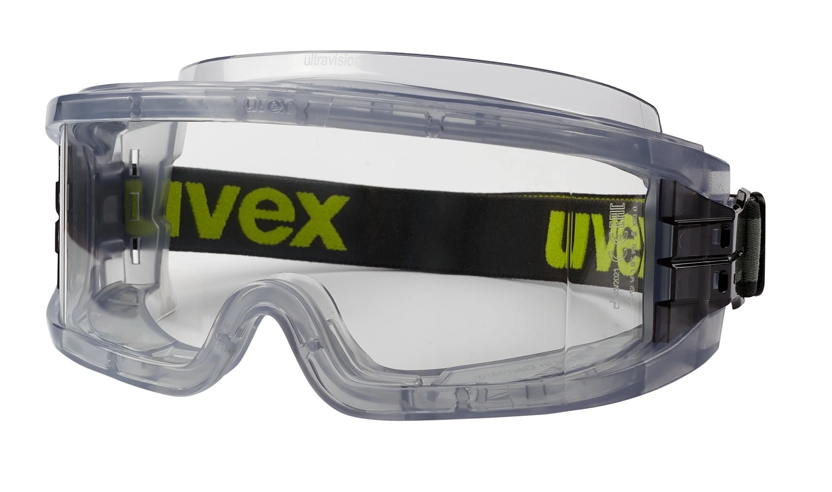 Очки UVEX Ультравижн (9301105) - закрытые очки с непрямой вентиляцией с панорамной линзой из ударопрочного поликарбоната. Можно использовать совместно с корригирующими очками, а также лицевыми щитками UVEX 9301317, 9301318