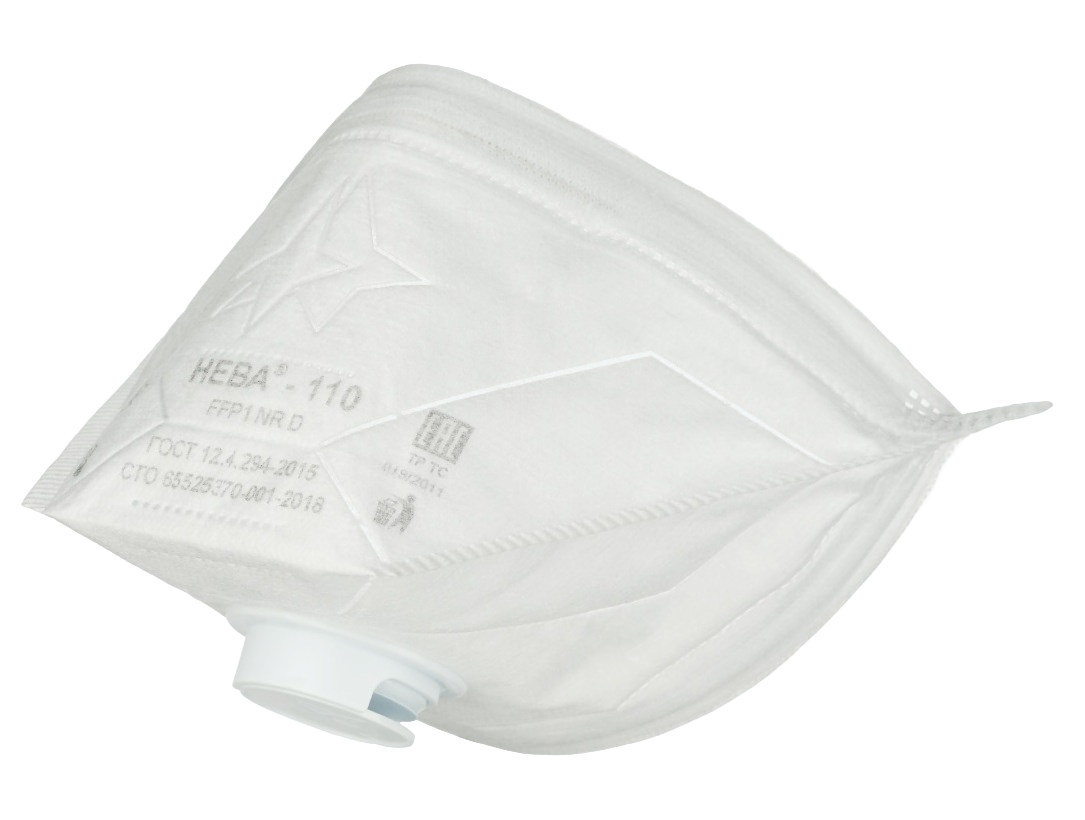 Респиратор НЕВА®-110 класса защиты FFP 1 NR D с клапаном