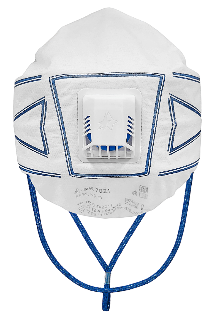 Респиратор RK 7021 класса защиты FFP 2 NR D с клапаном
