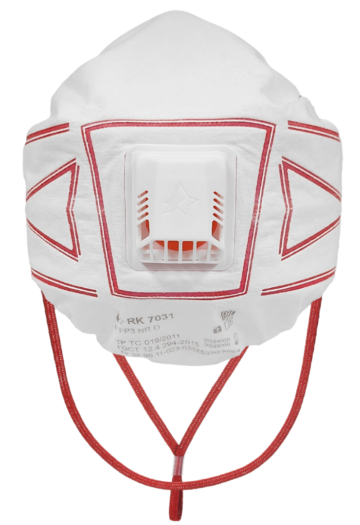 Респиратор RK 7031 класса защиты FFP 3 NR D с клапаном